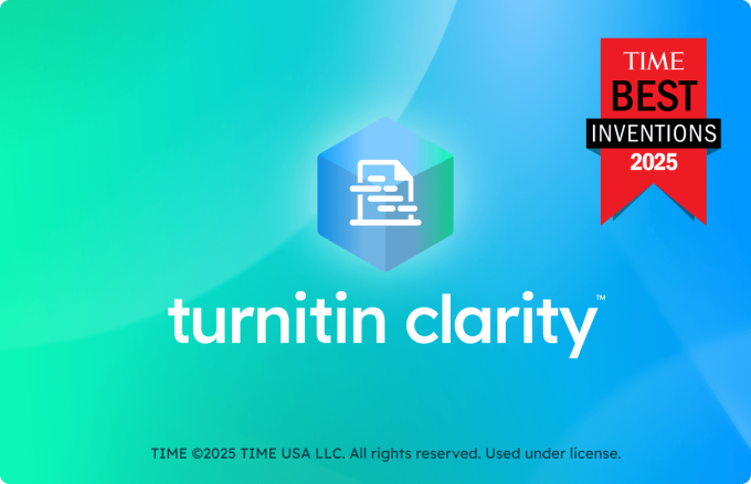 Turnitin Clarity: A TIME Best Invention of 2025
