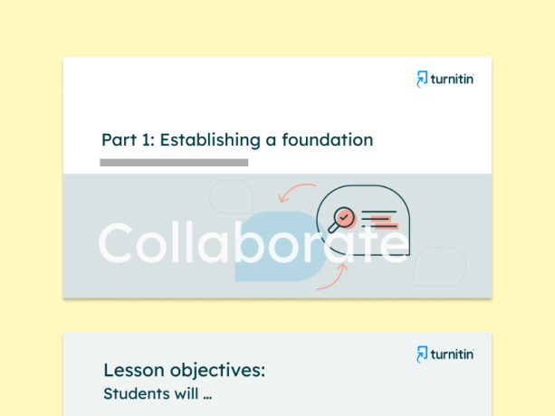 Part 1: Establishing a foundation lesson deck