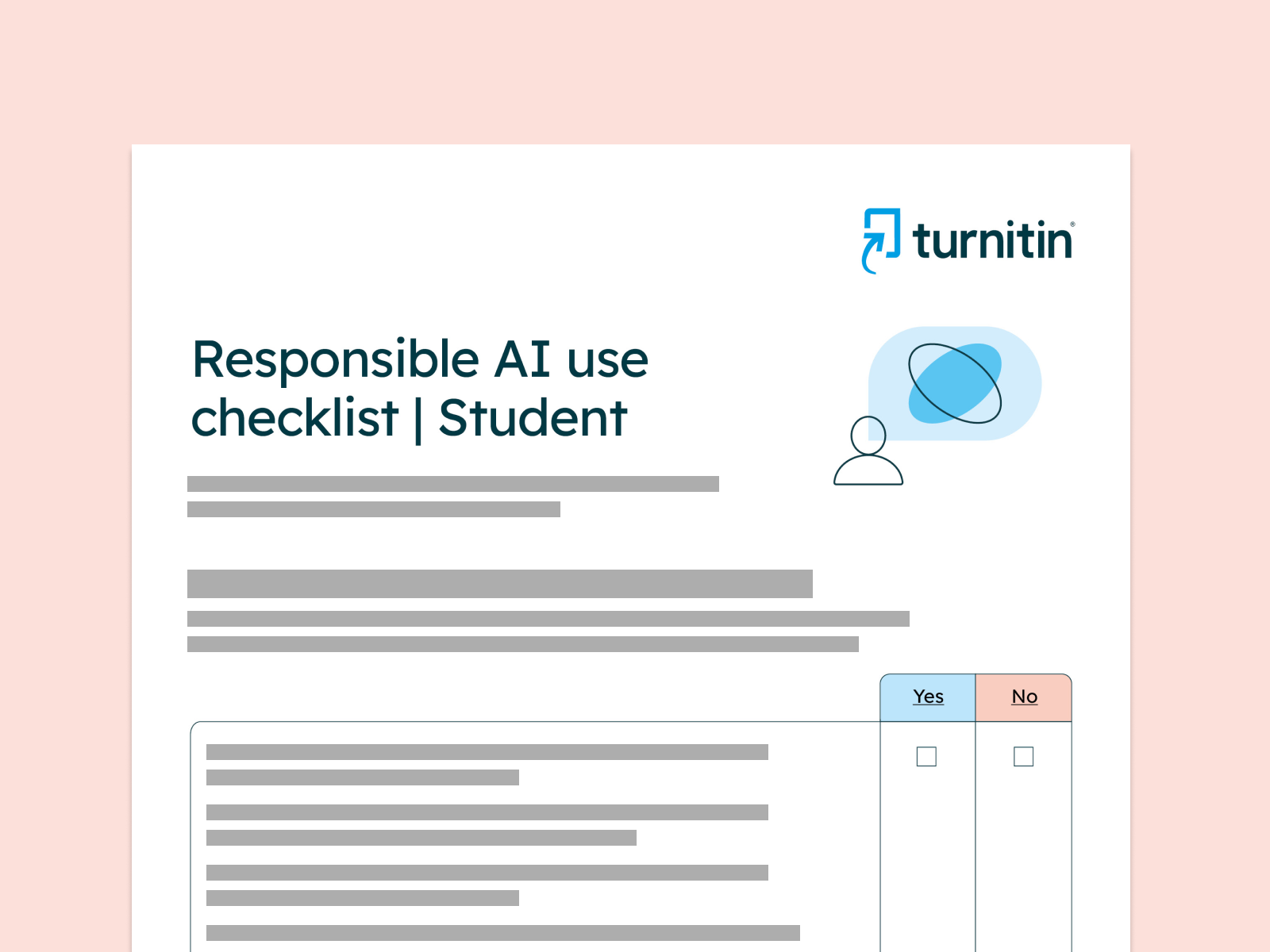 Responsible AI use checklist | Student