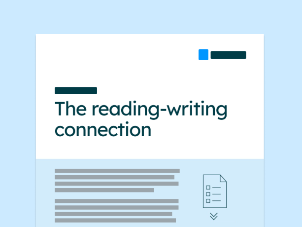 Reading-writing connection and paraphrasing web tile